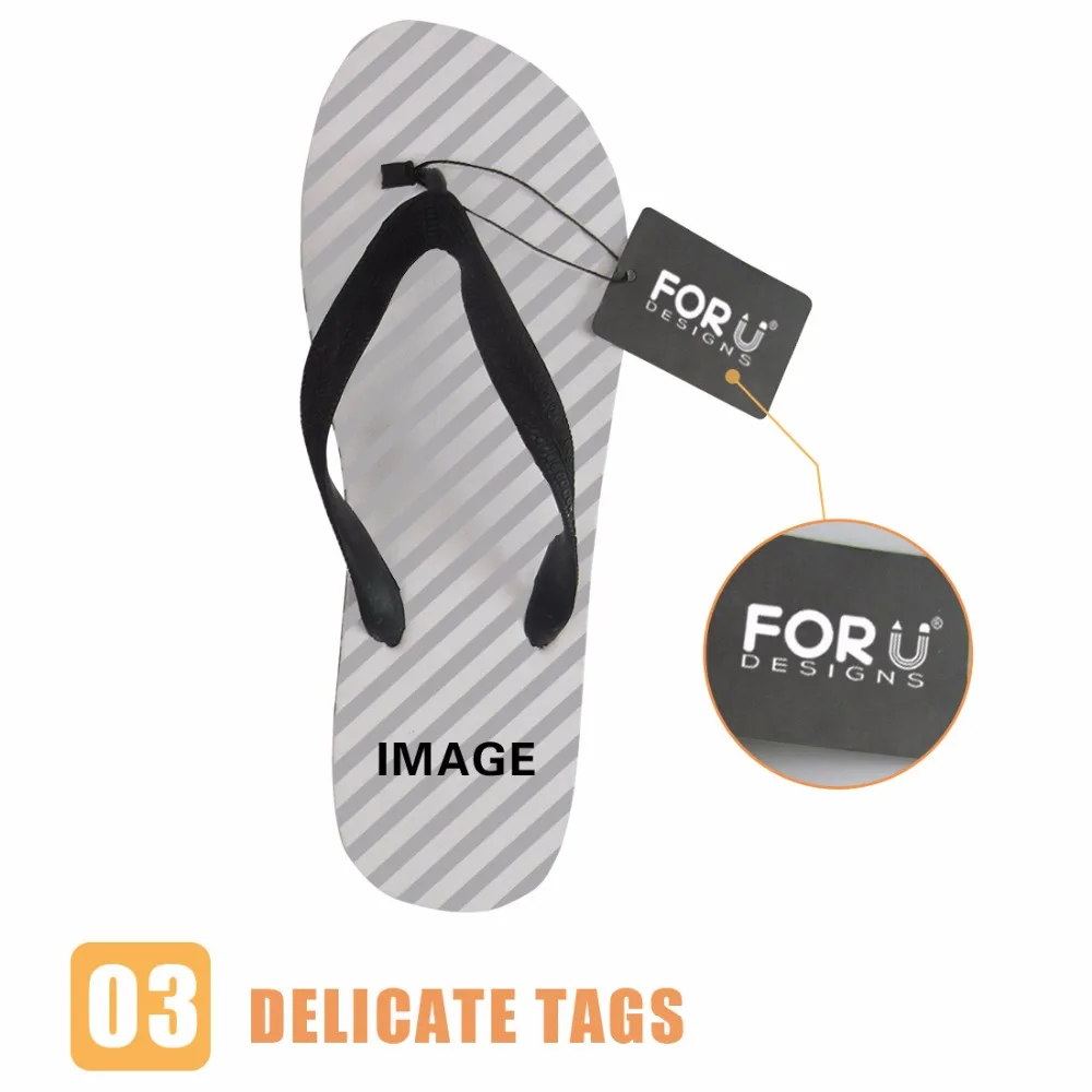 FORUDESIGNS шлепанцы для женщин летние женские повседневные пляжные с принтом Милого