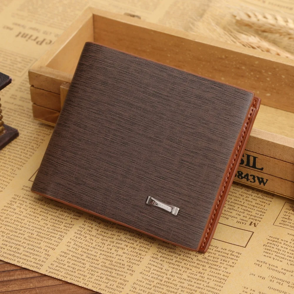 Бумажник мужчины люксовый бренд кошельки мужские портмоне Короткие Прохладный