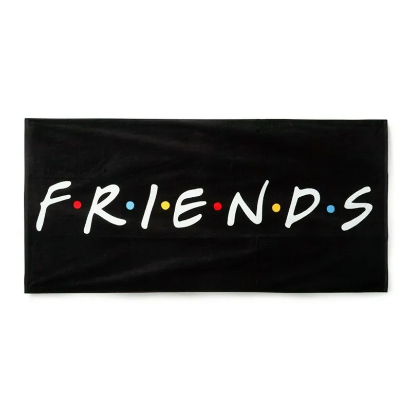 Забавная Новинка постер для ТВ-шоу друзей пляжное полотенце ванной из микрофибры