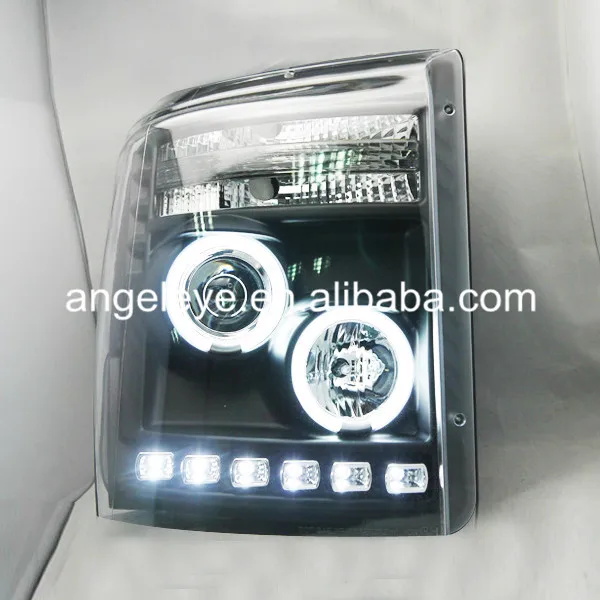Фара CCFL для FORD Raptor F250 F350 F450 F550 суперпрочная глаза ангела черного цвета 2011-2014 год SN |