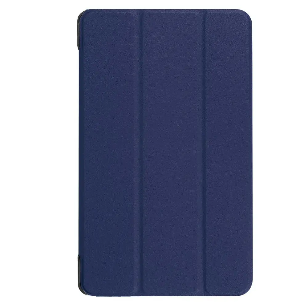 DeepFox чехол-подставка из искусственной кожи для samsung Galaxy Tab A 8,0 SM-T350 T355 P350 P355 чехол для планшета - Цвет: Тёмно-синий
