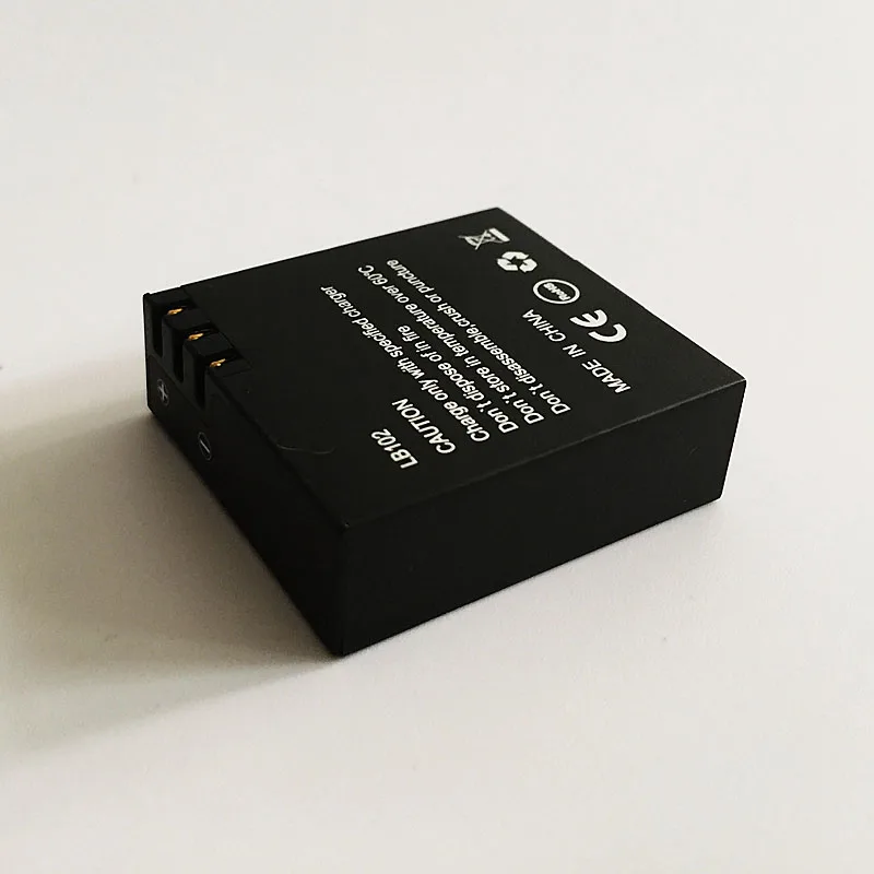 Аккумулятор GitUp 1000mAh резервный перезаряжаемый литий-ионный аккумулятор для GitUP Git2/Git2P WiFi Спортивная Экшн-камера