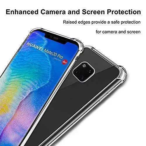Прозрачные силиконовые чехлы для Huawei P30 Pro Mate 20 Lite мягкий прозрачный чехол из ТПУ