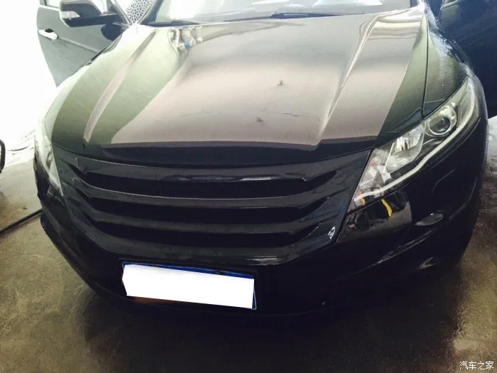 Передняя Верхняя решетка для гриля в спортивном стиле черное углеродное волокно