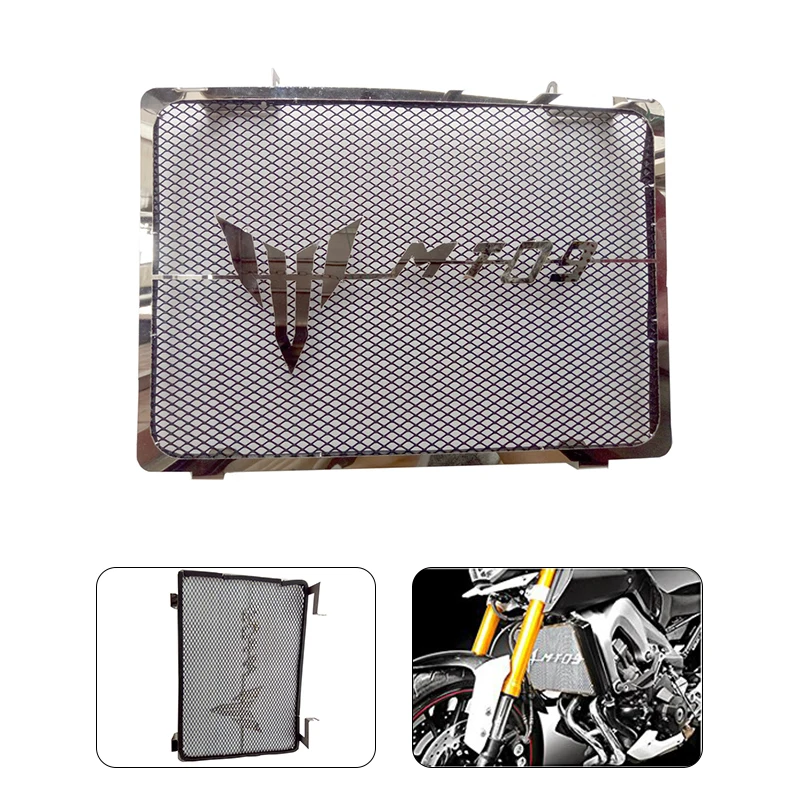 Новая защитная крышка для радиатора Yamaha MT 09 100% 2013 2014 2015|radiator grille|radiator protectorgrill guard |