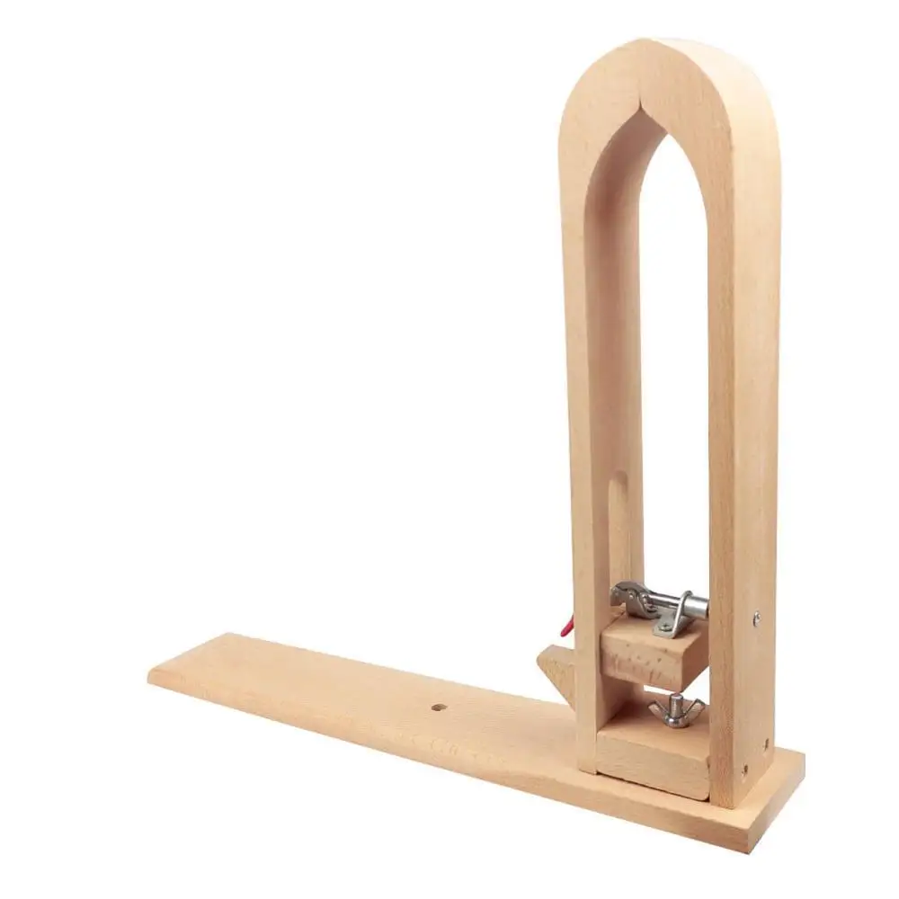 Буковое дерево ручной шитье по коже пони 360 вращение Кожа Ремесло Настольный