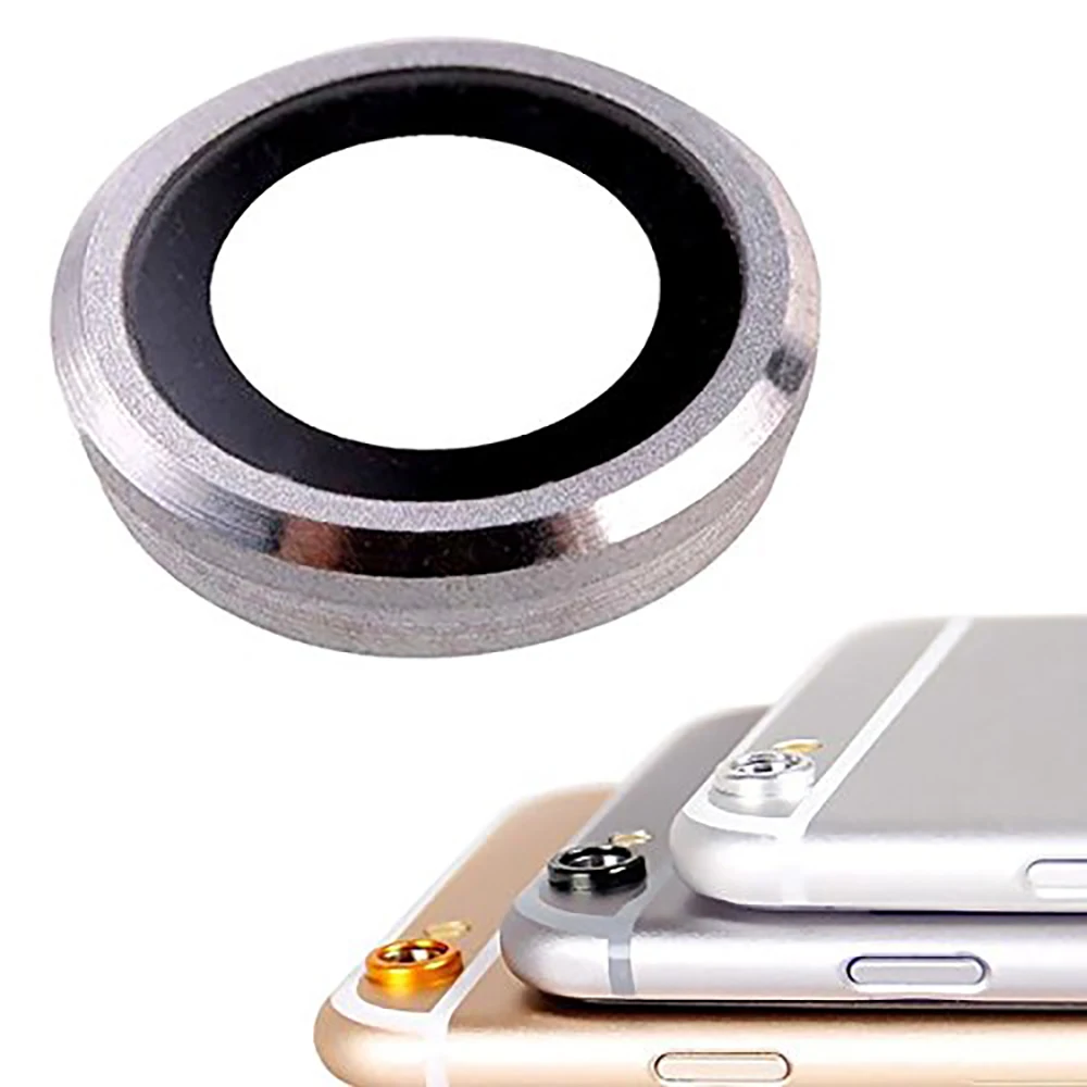 1 шт. для iPhone 6 6s Plus Задняя крышка объектива камеры стеклянная с рамкой Запасная