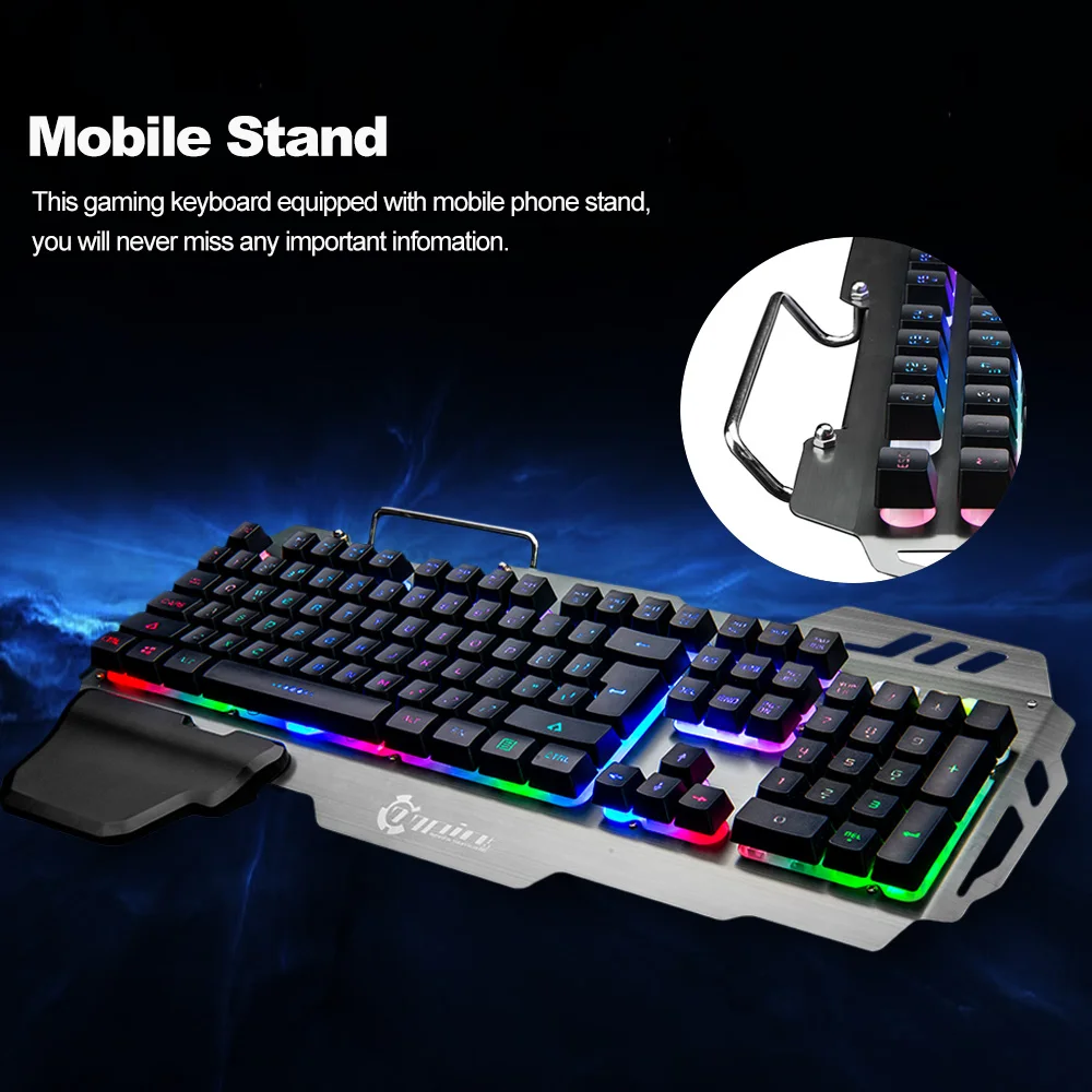 Компьютерная игровая клавиатура для ПК с RGB подсветкой игровые клавиатуры со
