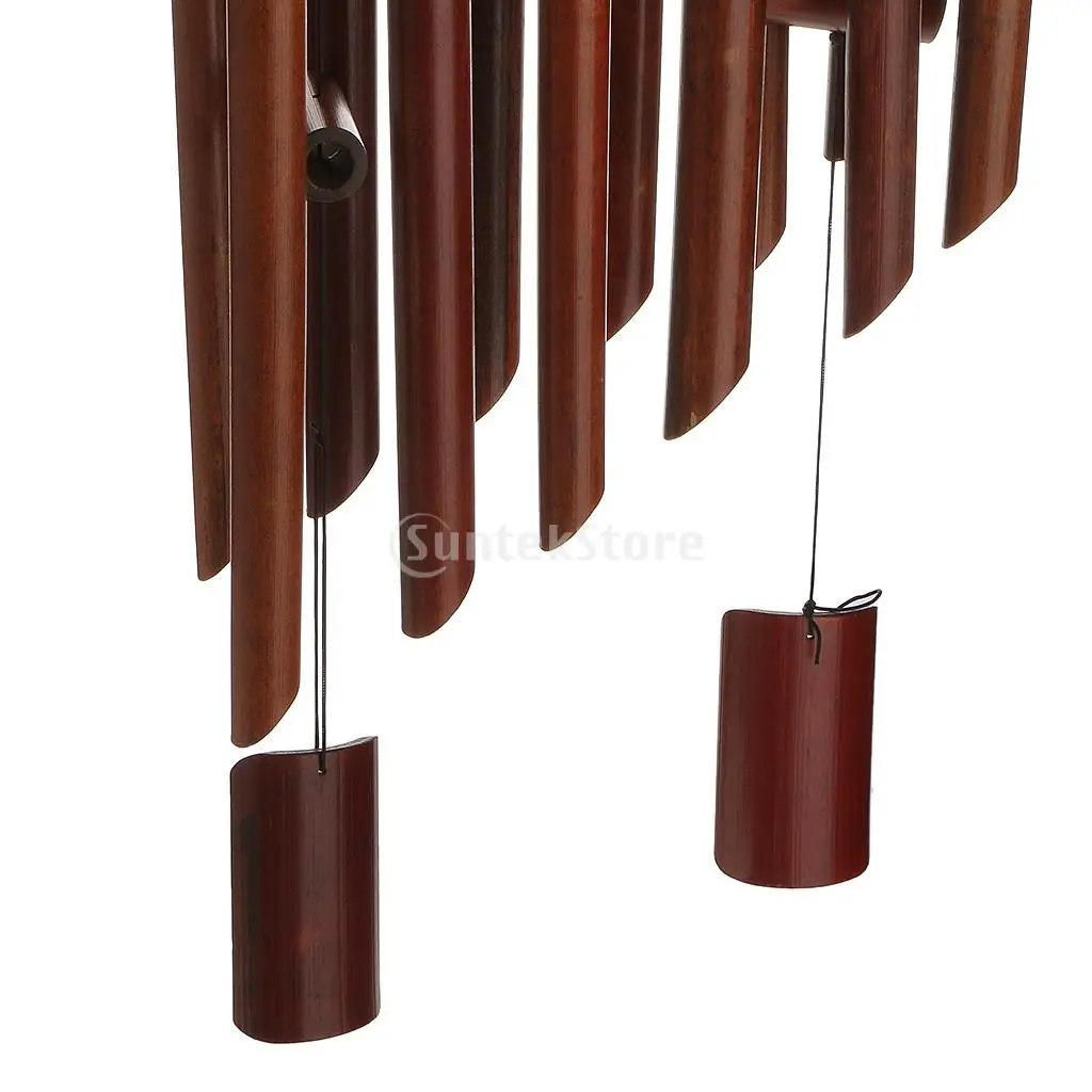 

MagiDeal Large Bamboo Wind Chimes Mobile Windchime Church Bell Hanging Decoration Home Decor Crafts Feng Shui Ornament