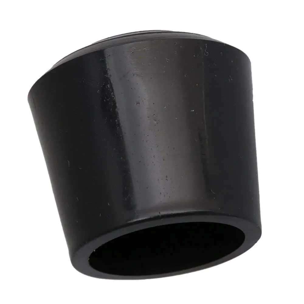 12PCS 10-35mm Inner Diameter Black Round Furniture Chair Table Legs Feet Rubber Covers Floor Protectors Caps