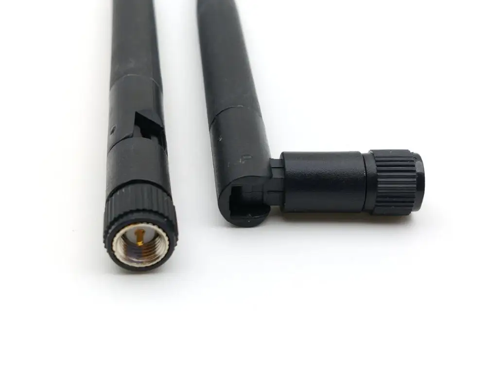 100 шт. 2 4 ГГц всенаправленная дипольная антенна 3dBi WLAN SMA Male|adapter|adapter wifiadapter sma |