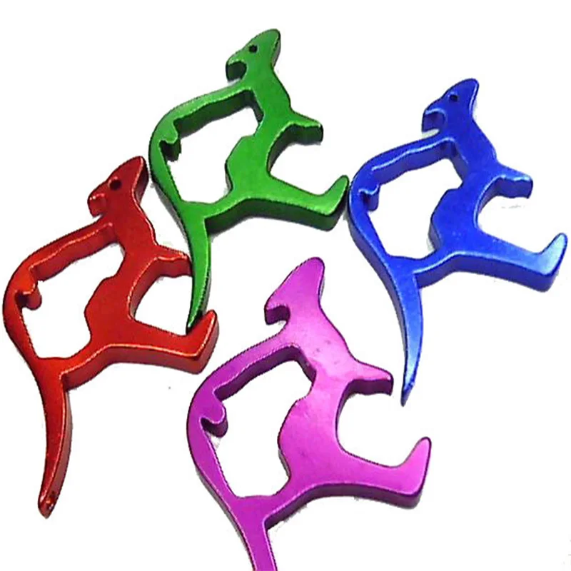 Factory Directly Sale 240Pcs Kangaroo Bottle Opener Aluminum Alloy Can with Keychain- Free Shipping | Украшения и аксессуары
