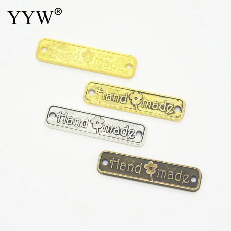 Коннектор из сплава цинка 100 шт. прямоугольная diy браслет ювелирная антикварная