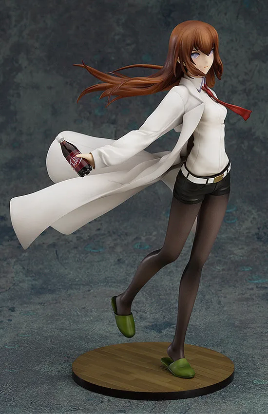 Белое пальто Makise Kurisu Steins Gate Christina Ver. Экшн фигурка из ПВХ с амином Игрушечная