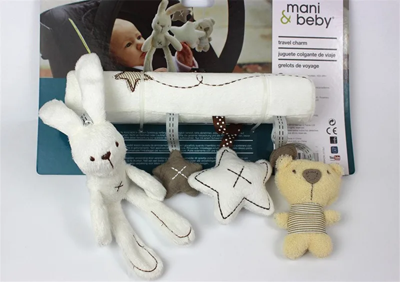 Брендовая детская погремушка с кроликом музыкальная подвесная кровать