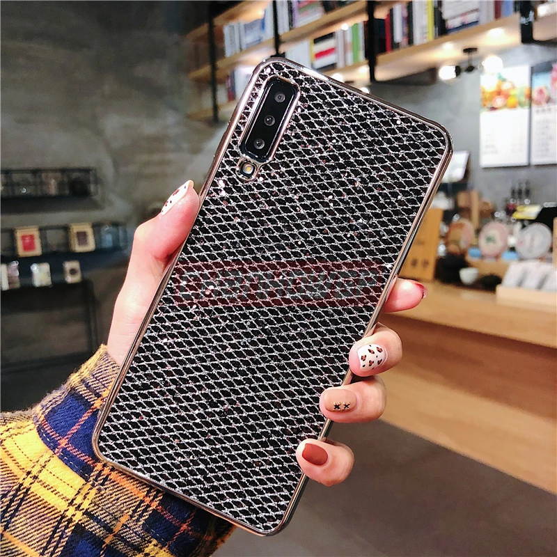 Glitter Soft TPU Case For Samsung Galaxy S6 S7 Edge S8 S9 Plus A5 A6 A7 A8 A9 J2 J4 J6 J8 2018 J3 J5 J7 Neo Note 8 9 Prime Cover |