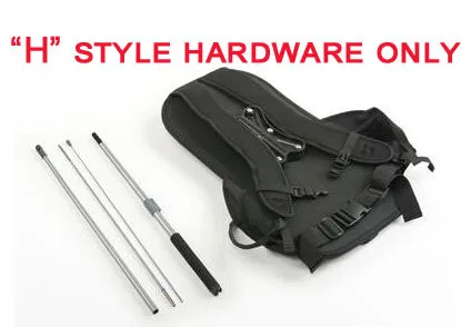 H style hardware Каплевидный, перьевой, прямой Летающий рюкзак флаг баннер стенд для рекламы продвижение празднования события, персонализированная печать - Цвет: H style hardware