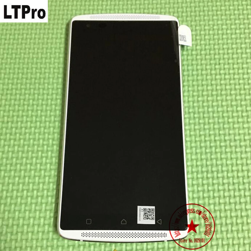 Оригинальные тестовые рабочие части телефона для lenovo Vibe X3/Lemon X X3c50 X3c70 ЖК-дисплей кодирующий преобразователь сенсорного экрана в сборе с рамкой