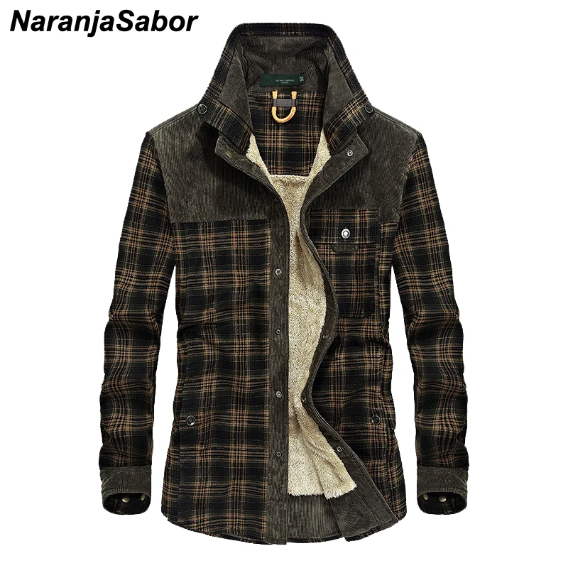 NaranjaSabor 2020 новые женские повседневные рубашки Зимние шерстяные флисовые толстые