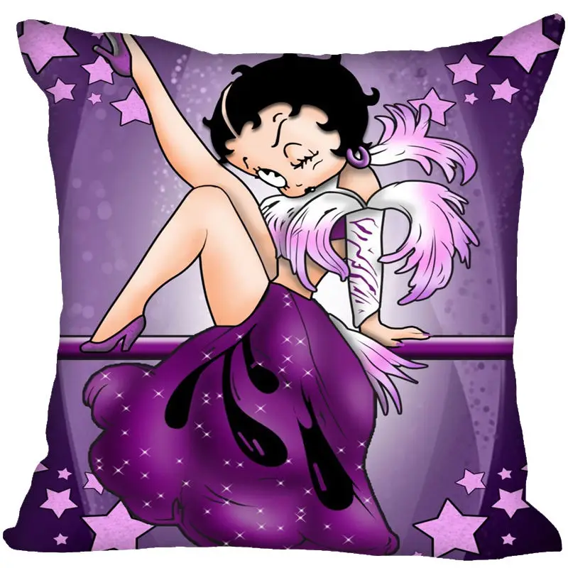 Новое поступление квадратная подушка Бетти боп чехол на молнии заказ большего