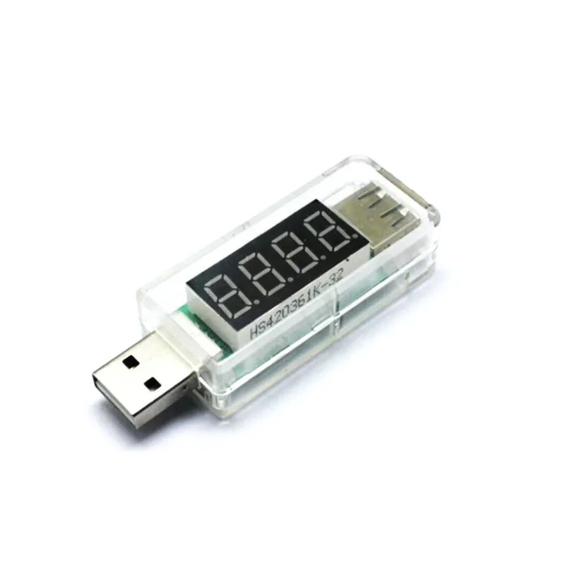 Зарядное устройство MIni USB для измерения напряжения и силы тока в мобильном