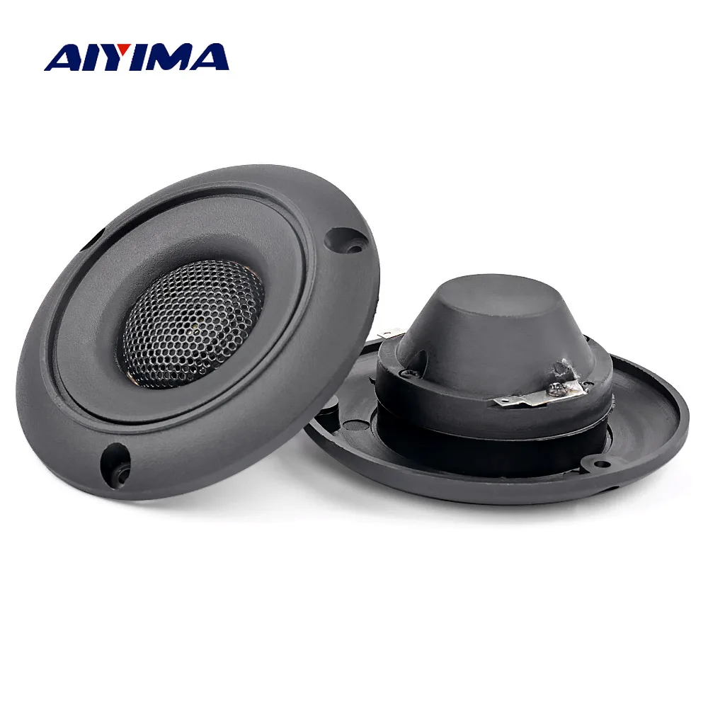 

AIYIMA 2Pcs 2.5Inch Piezo Tweeter 25W Ceramics Piezo Treble Speaker Piezoelectric Audio Speaker Buzzer Treble DIY Home Theater