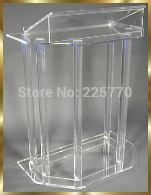 

Hot selling with high quality clear acrylic podium pulpit lectern Manufacturer supplies acrylic lectern
