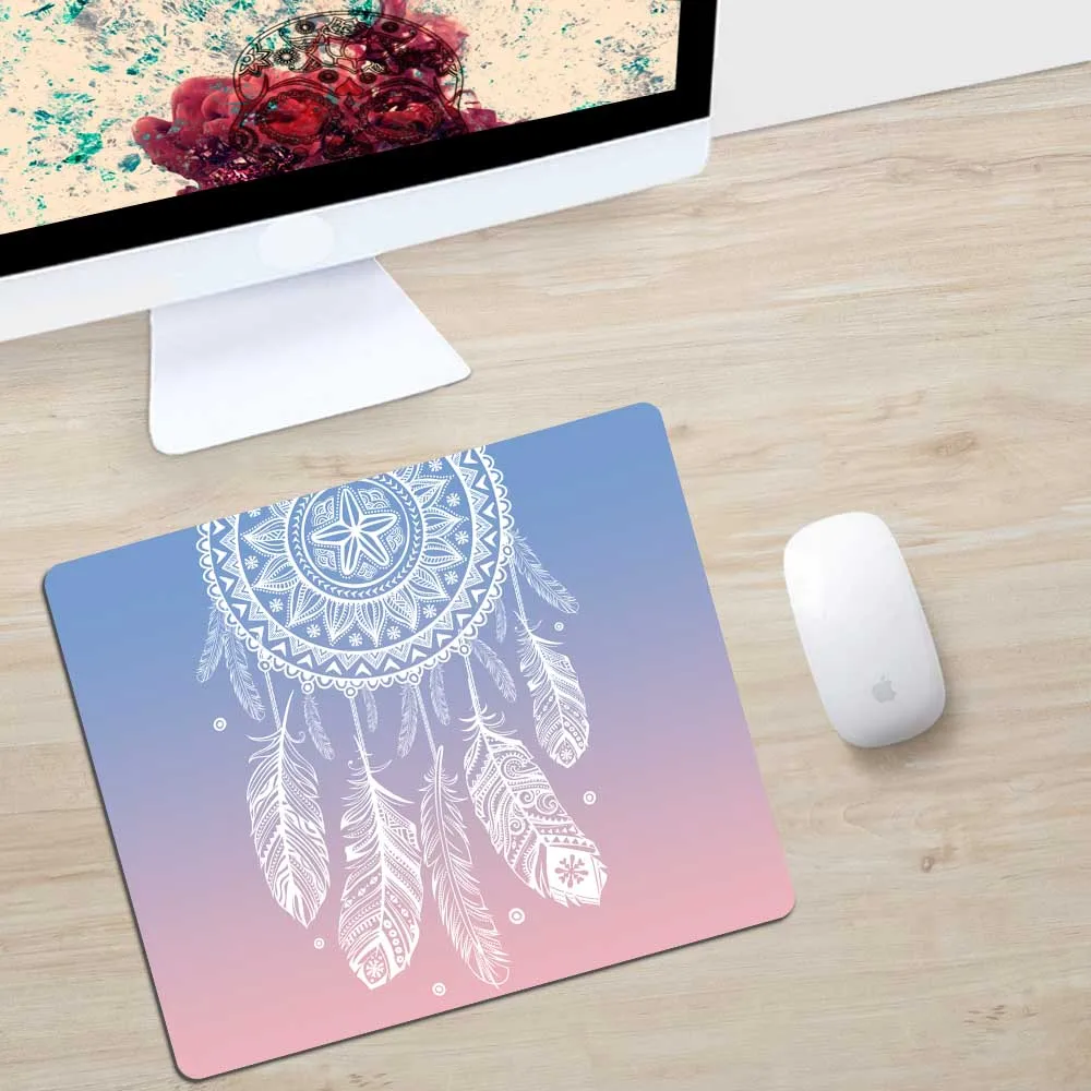 Redlai Резиновые Gaming Мышь Pad Пейсли бесшовные Цветочный принт ноутбука Коврики