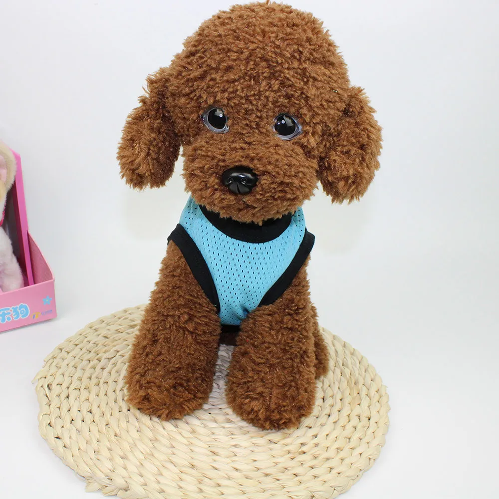 T рубашка одежда для собак без рукавов Летнее вечернее платье из полиэстера