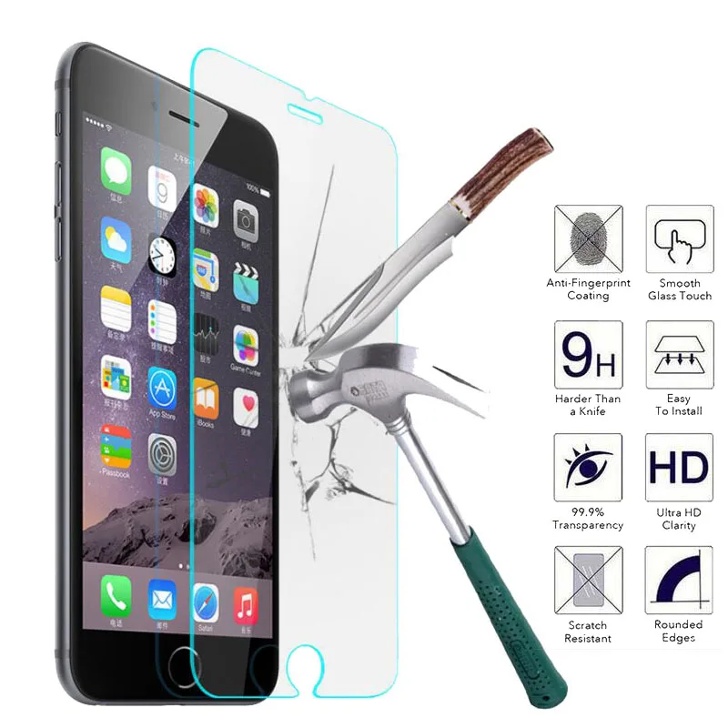 Взрывозащищенное Закаленное стекло для iPod Nano 7 Touch 5 6 SE 5C 5S 6S Plus 4 4S X 8 Защитная