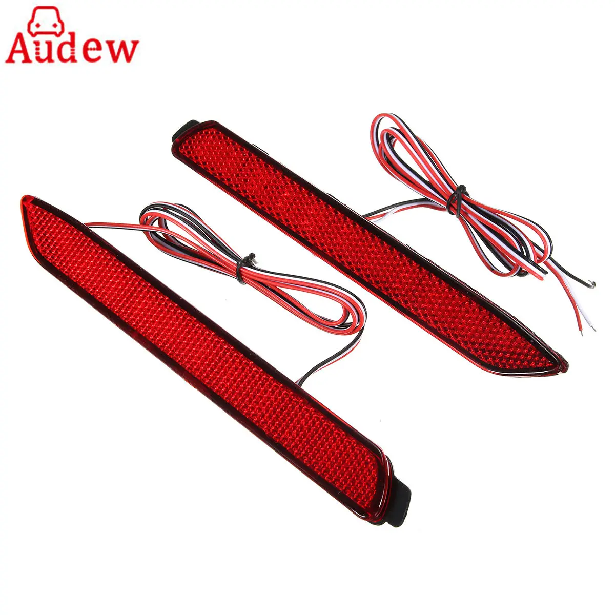 Светодиодный отражатель заднего бампера для автомобиля пара стоп сигналов с