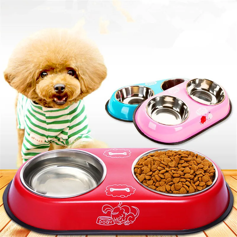 Новая модная противоскользящая миска для собак из нержавеющей стали|dog bowl|dog feeder