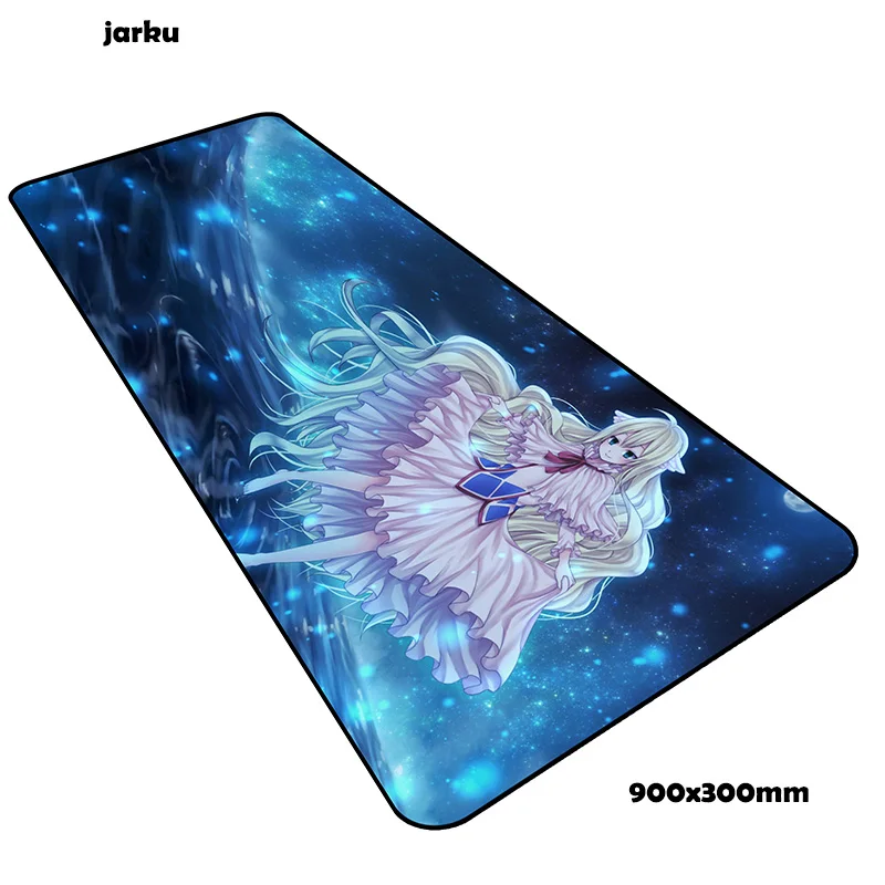 Size 900x300x2mm Коврик для мыши Феи хвост 900x300 мм коврик для ноутбука компьютерная мышь игровые аксессуары гаджет большие игровые коврики и чехлы игры pc gamer - Цвет: Size 900x300x2mm