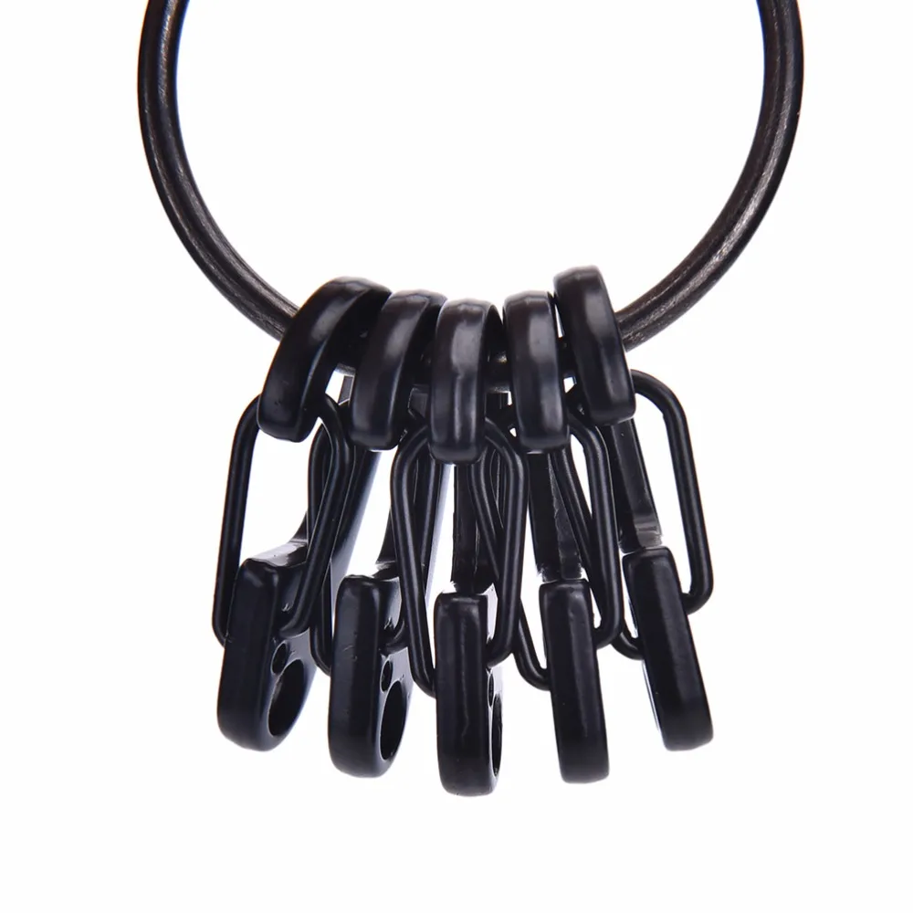 Открытый набор инструментов с застежкой на крючок 5 мини d образные карабины + 1