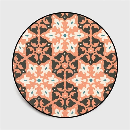 Carpet8 Morocco круглые ковры для гостиной Детские ползающие килим геометрический Турция Противоскользящий ковер для украшения дома детские спальни коврики - Цвет: Carpet8