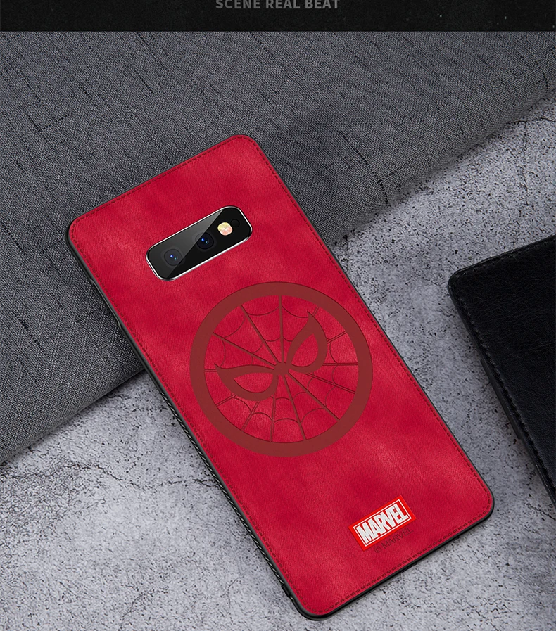 Coque Марвел Тор чехол для телефона для samsung Galaxy S10e Капитан Америка ткань Противоударный задняя крышка для Galaxy S10 Plus