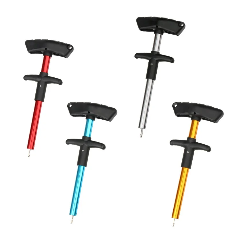 

Легкий Т-образный съемник для рыболовной приманки, алюминиевый трубчатый съемник для крючков, портативный экстрактор рыболовных крючков, р...