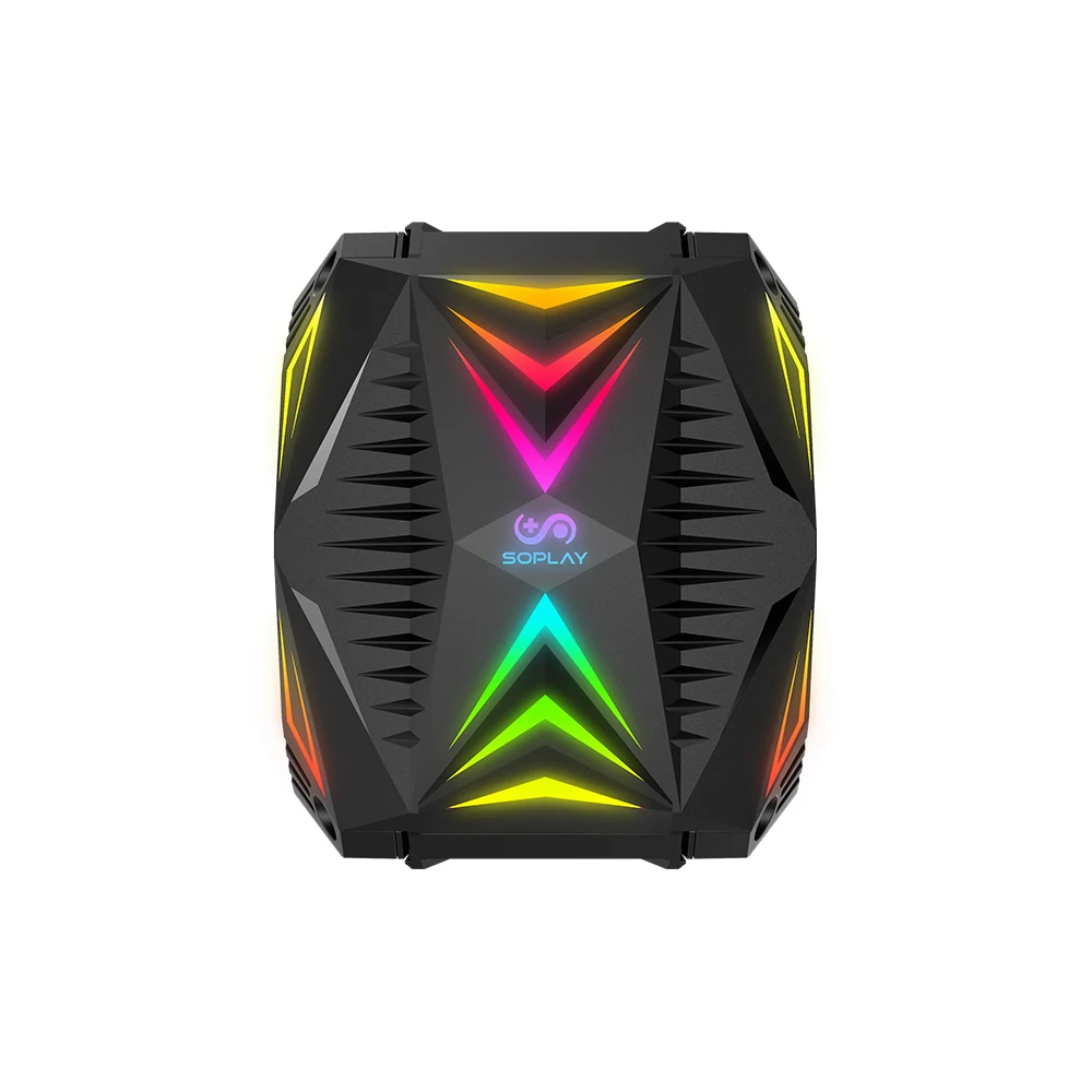 SOPLAY Процессор кулер RGB вентилятор Радиатор гидравлический подшипник Поддержка 5V RGB вентилятор 4PIN PWM для Intel 2011 1151 1156 AMD AM4