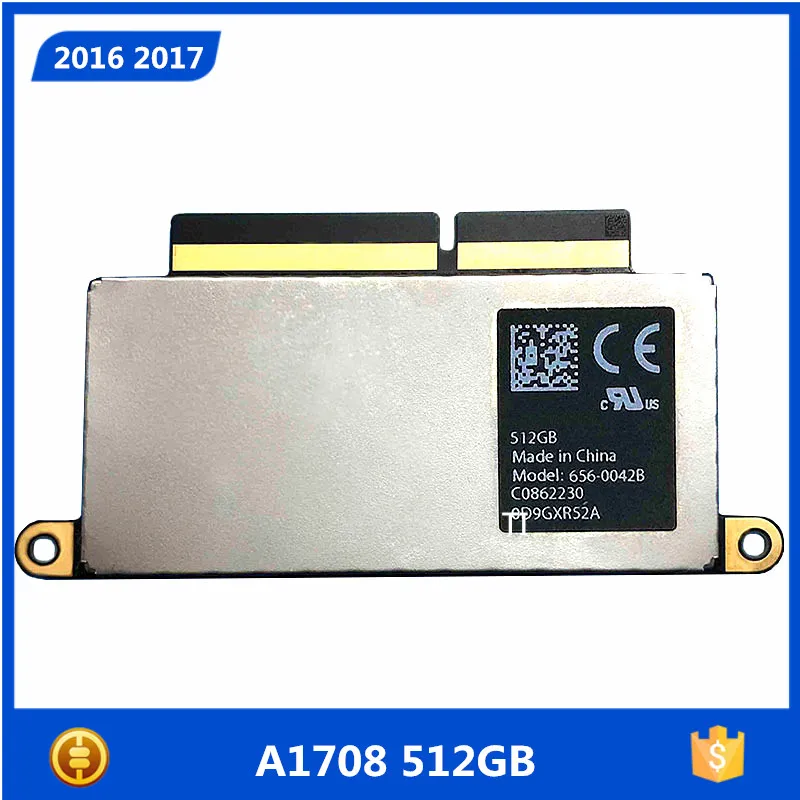 Твердотельный диск A1708 512 ГБ 512G для MacBook Pro Retina 13 3 дюйма SSD 656 0042B 0072A MLL42LL/A MPXQ2LL/A 2016 2017