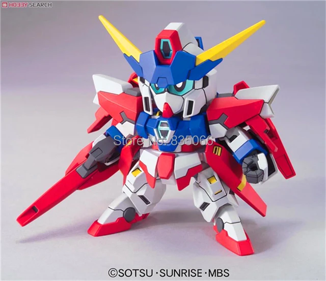Фигурки японского аниме Gundam SD BB 372 на возраст 3 года три морфологических робота