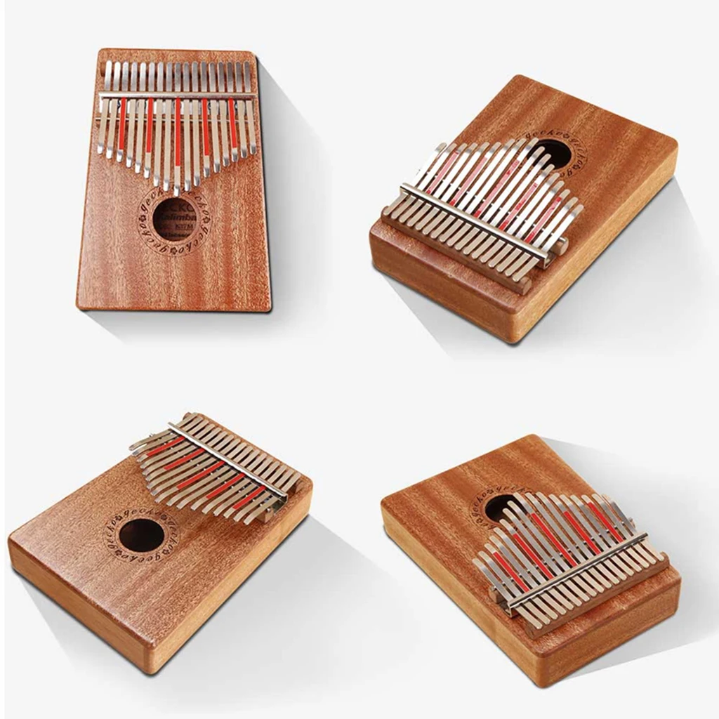 FLGT-17 Key K17M Kalimba 17 African Thumb Piano Finger Percussion Keyboard Music Instruments Kids Marimba Wood |