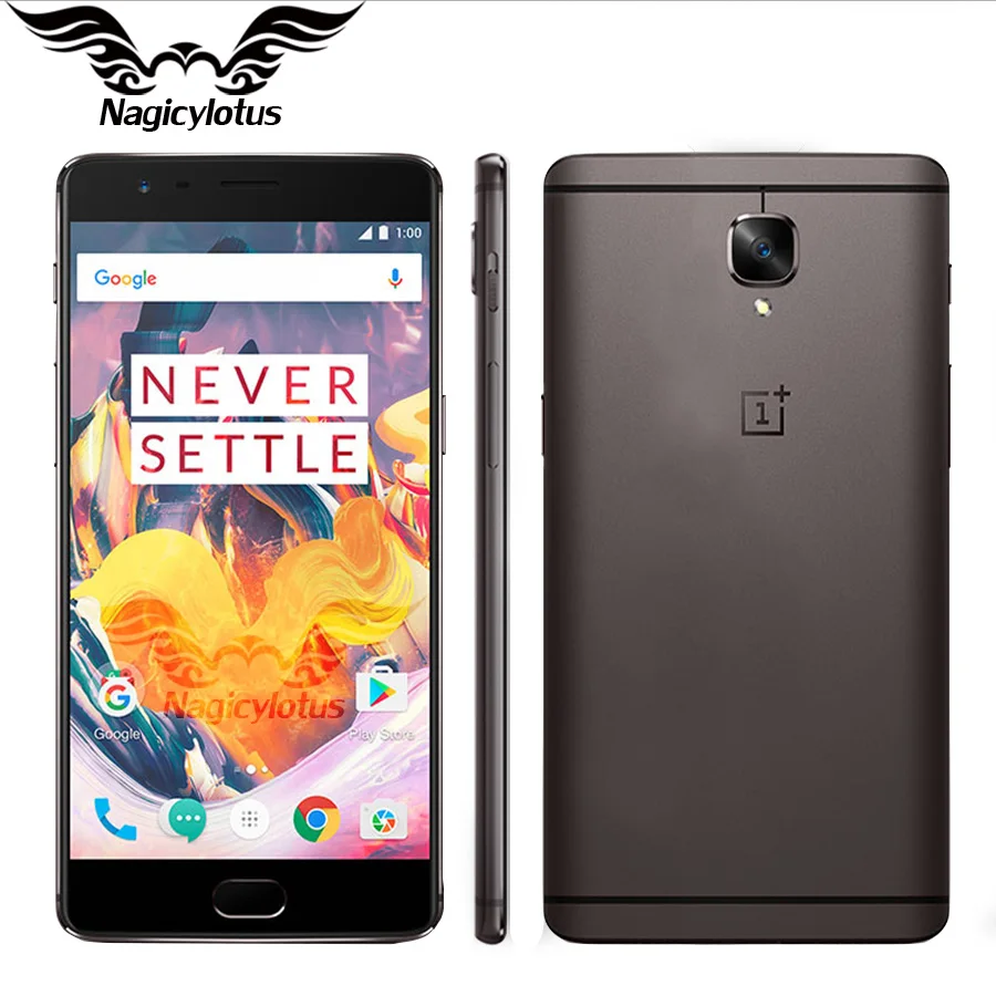OnePlus 3T EU версия мобильного телефона 6 ГБ Оперативная память 128 Гб Встроенная память 5," Snapdragon 821 NFC Android 4G One plus A3003 смартфон