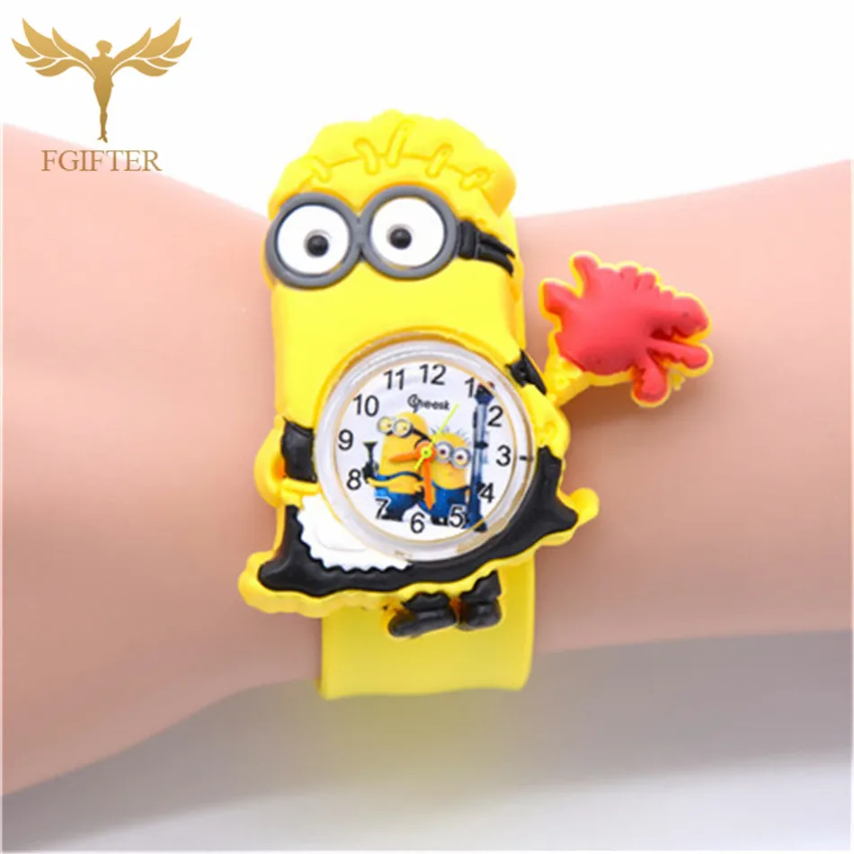 Kids Girls Watches Hot Girls Princess Watches Pink Rubber Cinderella Watch for Kids Girl Plastic Quartz Wristwatch Children's Gift - Цвет: Kids Girls Watches