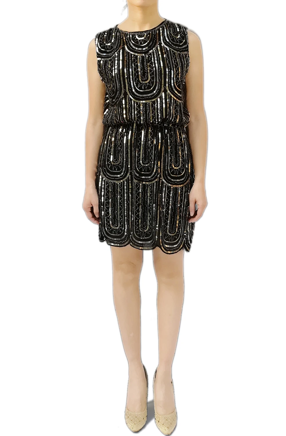 Модные платья с бусинами для вечеринок и Хеллоуина модель 1920 года - купить по