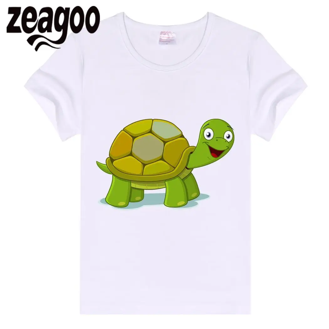 Zeagoo черепаха Повседневное одноцветное Plain Crew Neck Slim Fit мягкий короткий рукав