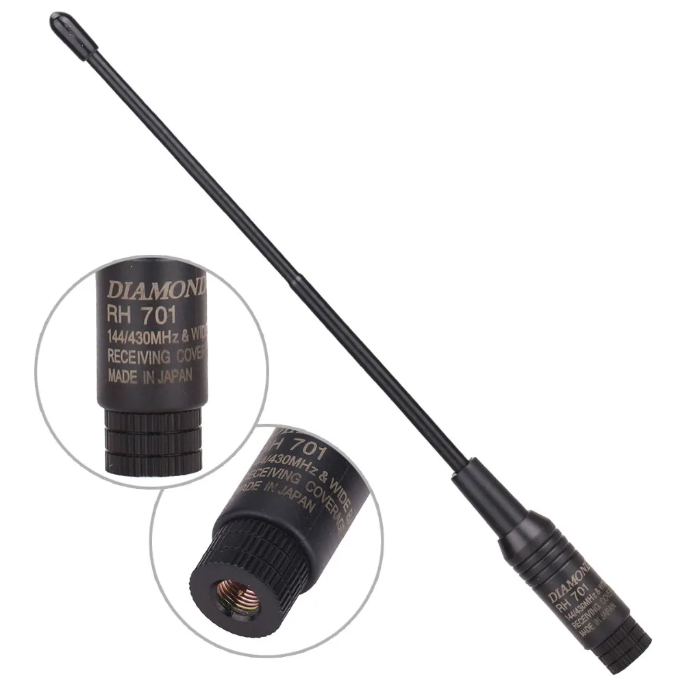 Diamond RH701 SMA-M Мужская Двухдиапазонная UHF/VHF 144/430 МГц антенна для рации Baofeng Yaesu |
