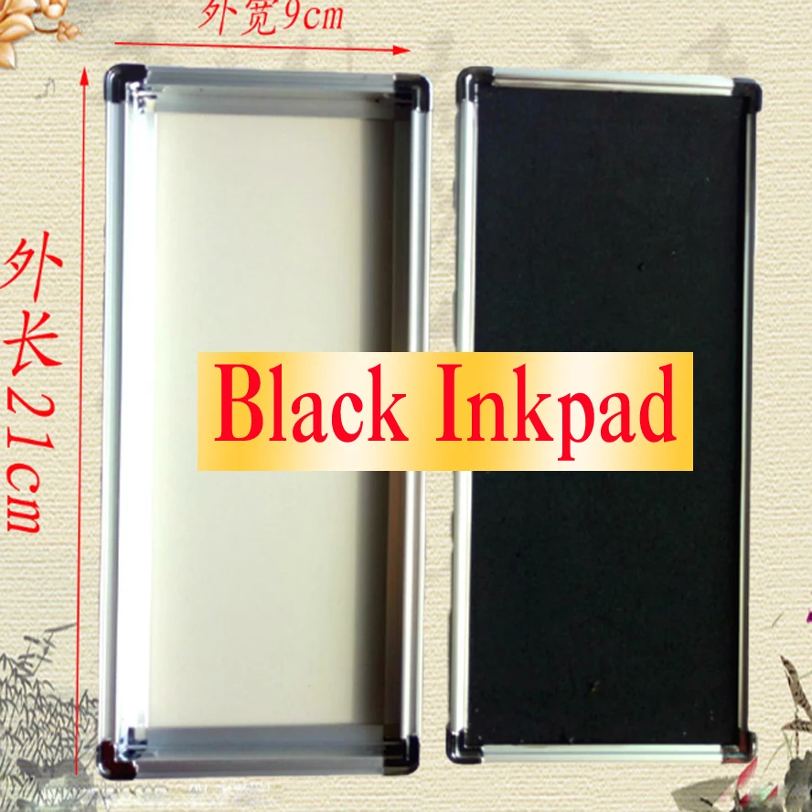 Китайская традиционная красная Inkpad даосизм очарование печать черная inkpad