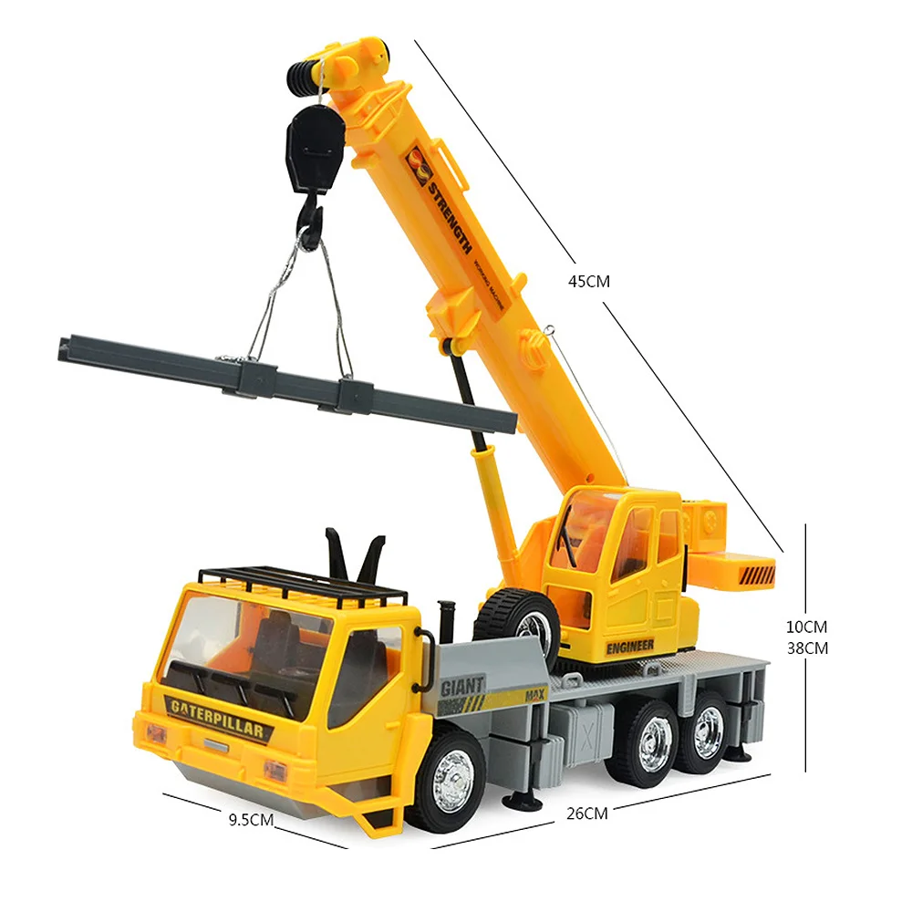 

Remote Control Truck Crane Light Music Toy Rechargeable Remote Control Lift Simulation Engineering Crane Child Toy Model