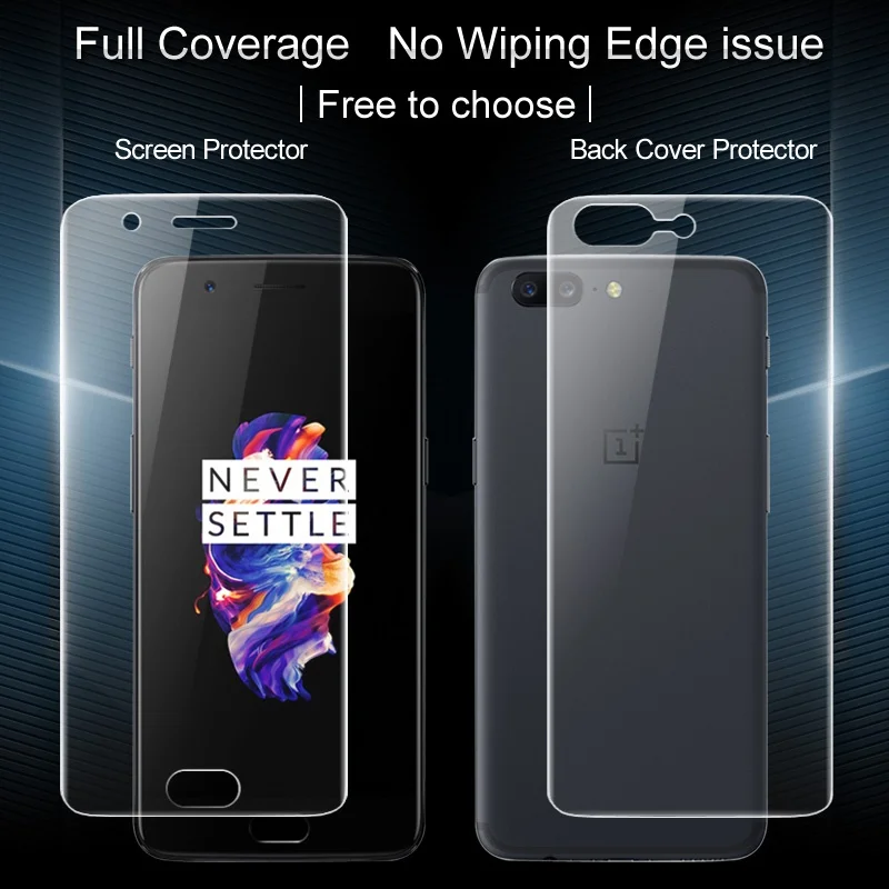 Imak 2 предмета для один плюс 5 протектор Плёнки упаковка полный Экран полное