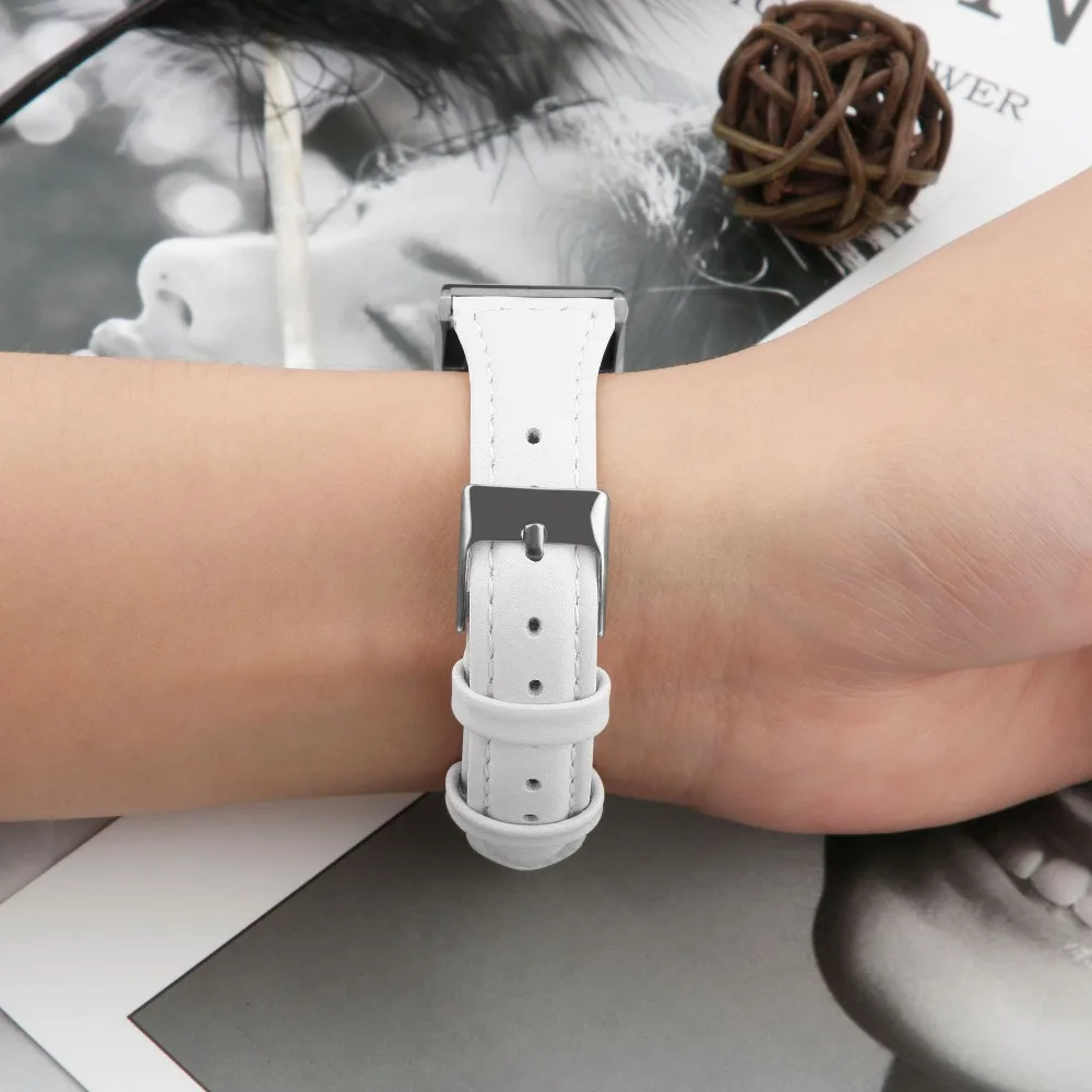 Полосы для браслета FitBit Charge 2 кожи Роза Золотые ремешки для FitBit Charge 2 кожаный браслет с ремешком ремешок для часов кожаный ремешок